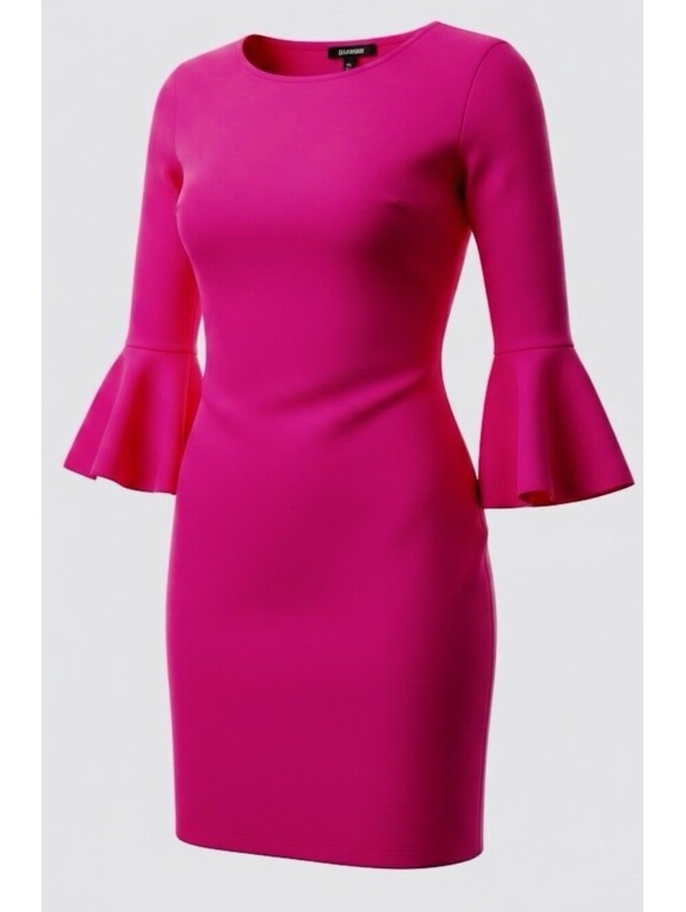 Tommy Hilfiger Size XL-NWT Pink 3/4 Bell Sleeve Knit A-line Dress Minimalist